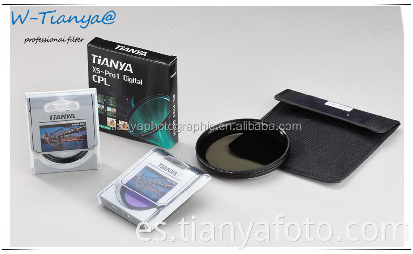 Wtianya kit de filtro UV + CPL + ND8 de alta calidad para cámara SLR